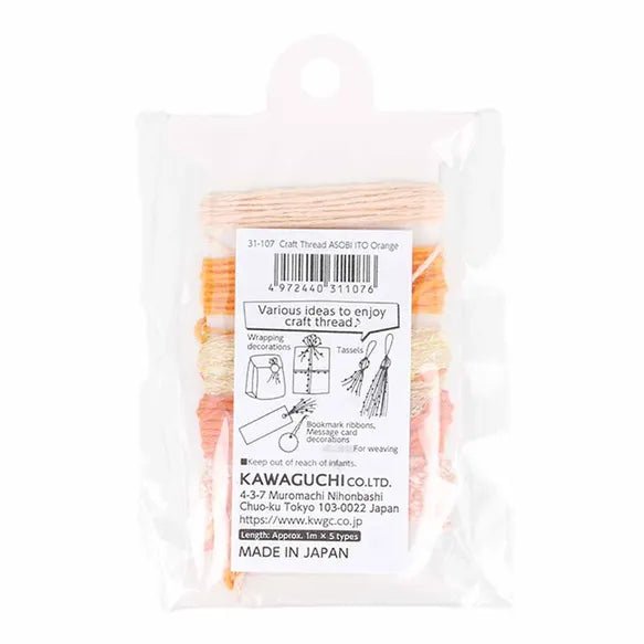 Vävgarn Asobi Orange - Pokeori - Knappnålen
